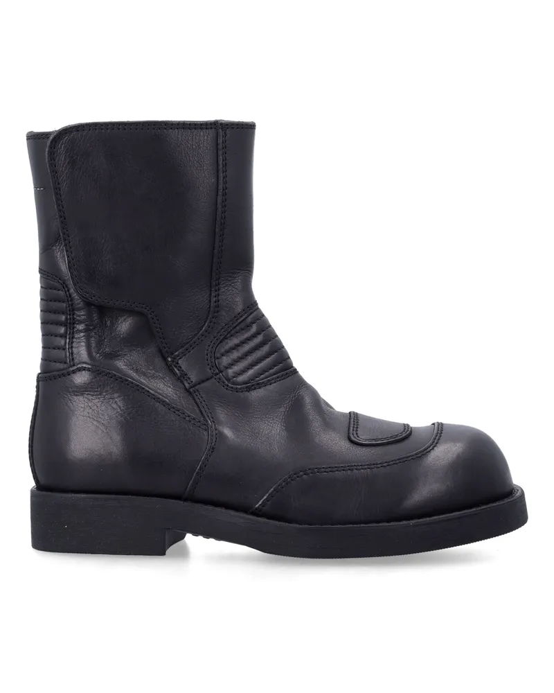 Maison Margiela flache Schuhe schwarz Black