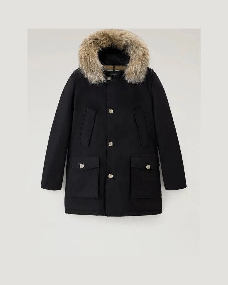Woolrich Parka Arctic Männer Baumwolle schwarz -