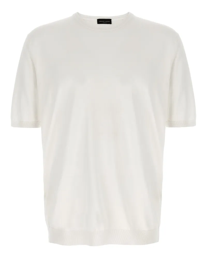 Roberto Collina gestrickt T -Shirt White