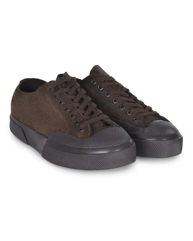 Superga Works Low Cut" Sneakers aus Baumwolle Brown
