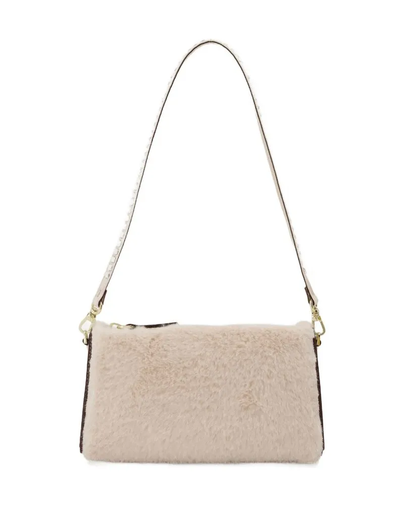 Manu Atelier Mini -Prism -Tasche in Elfenbeinleder Beige
