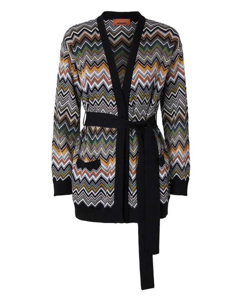 Missoni Wolle Mischung Strickjacke Brown
