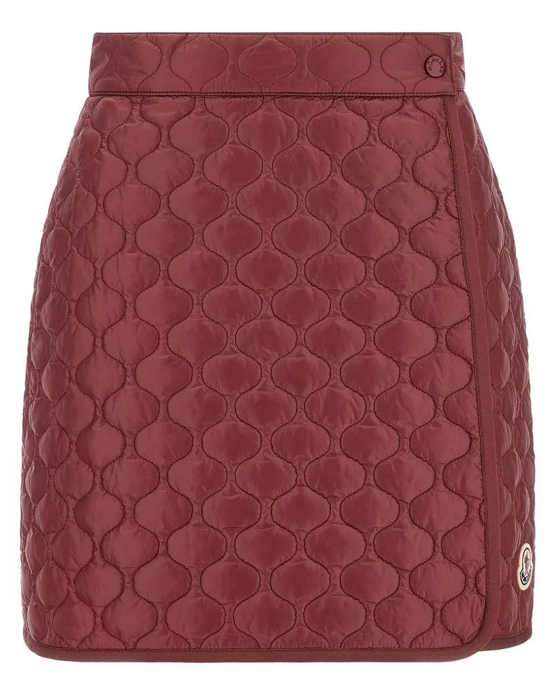 Moncler Quiltrock der  Square Bordeaux