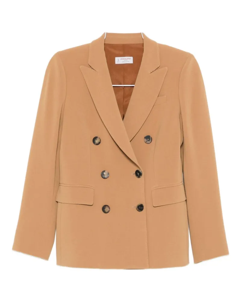 Alberto Biani Double Breasted Jacke Camel