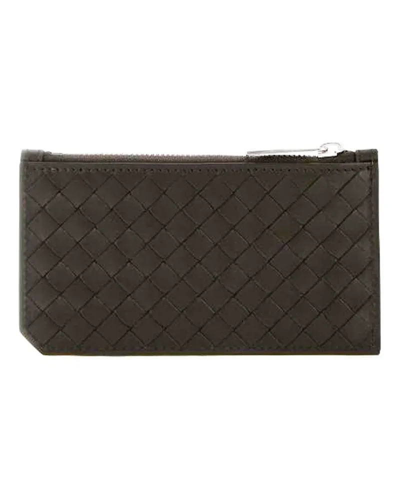 Bottega Veneta Intrecciato Lederkartenhalter Brown
