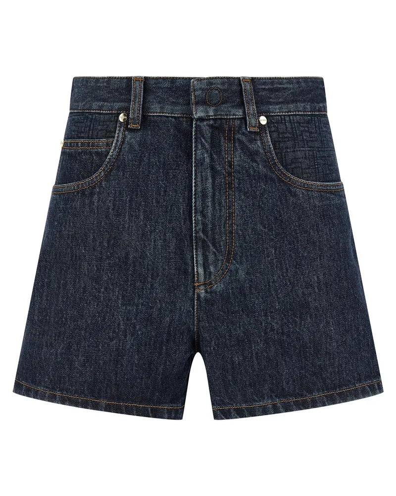 Fendi Ff Padded“ Shorts Blue