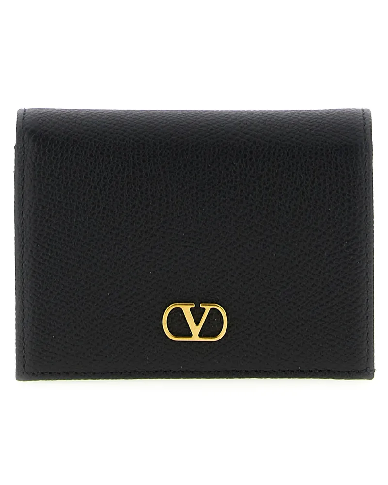 Valentino Garavani Valentino Garavani Vlogo Signature Brieftasche Black
