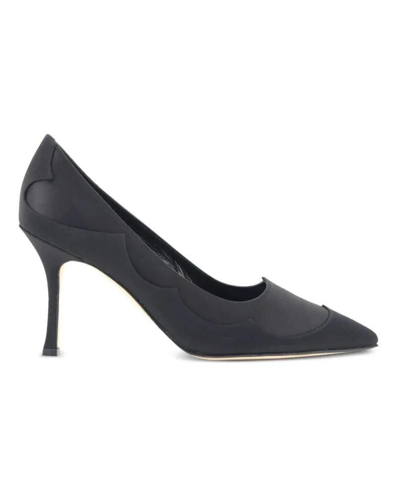 Manolo Blahnik Fabrakahi 90 Pumps Black