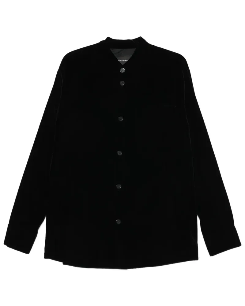 Emporio Armani Hemden Schwarz Black