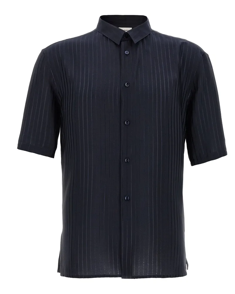 Saint Laurent Gestreiftes Hemd von Blue