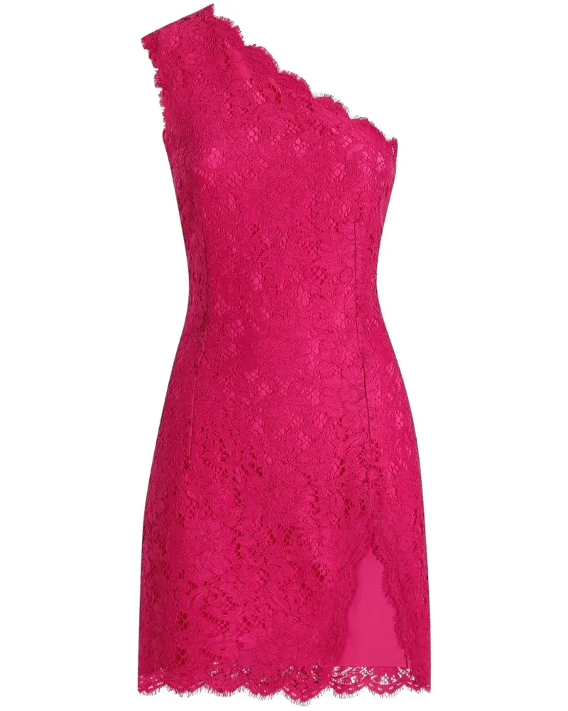 Dolce & Gabbana kurzes Kleid mit Blumenspitze F0382