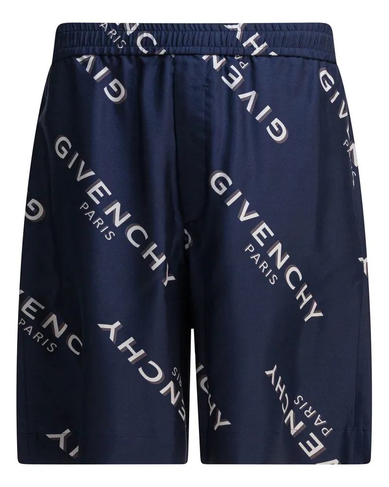 Givenchy Givenchy Shadow“ Shorts Blue