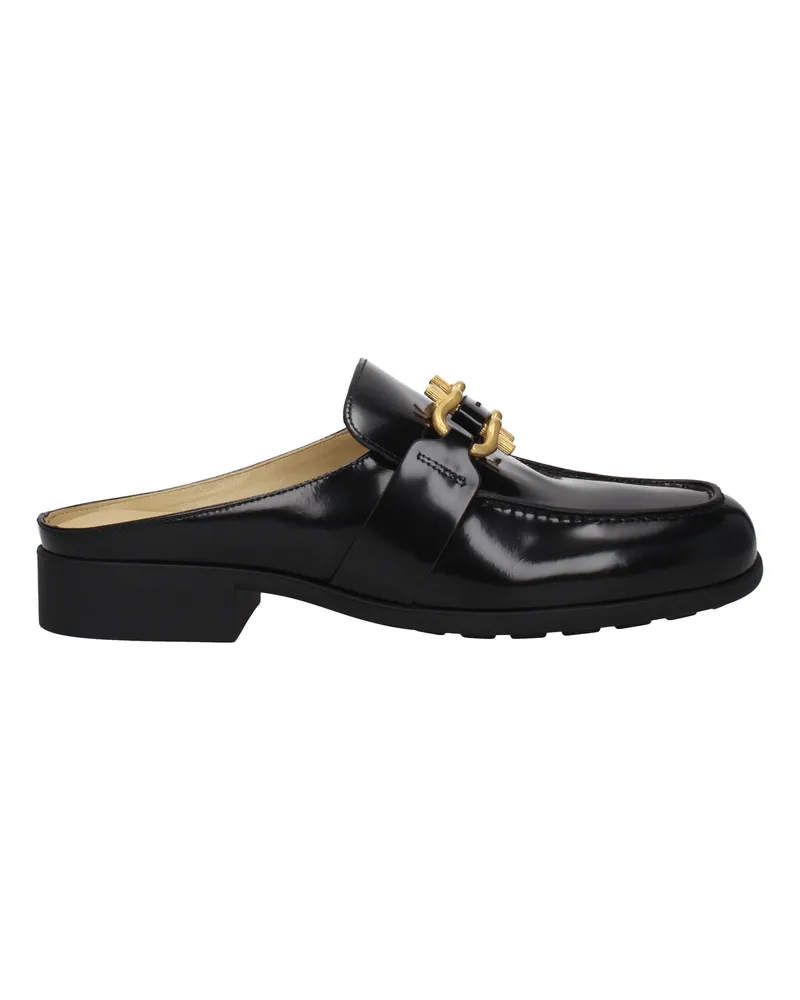 Bottega Veneta Hausschuhe und Hufe Mann Leder schwarz -