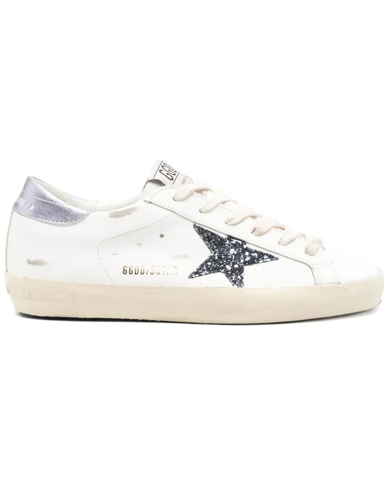 Golden Goose Golden Gänse Superstar Leder -Sneaker Lilac