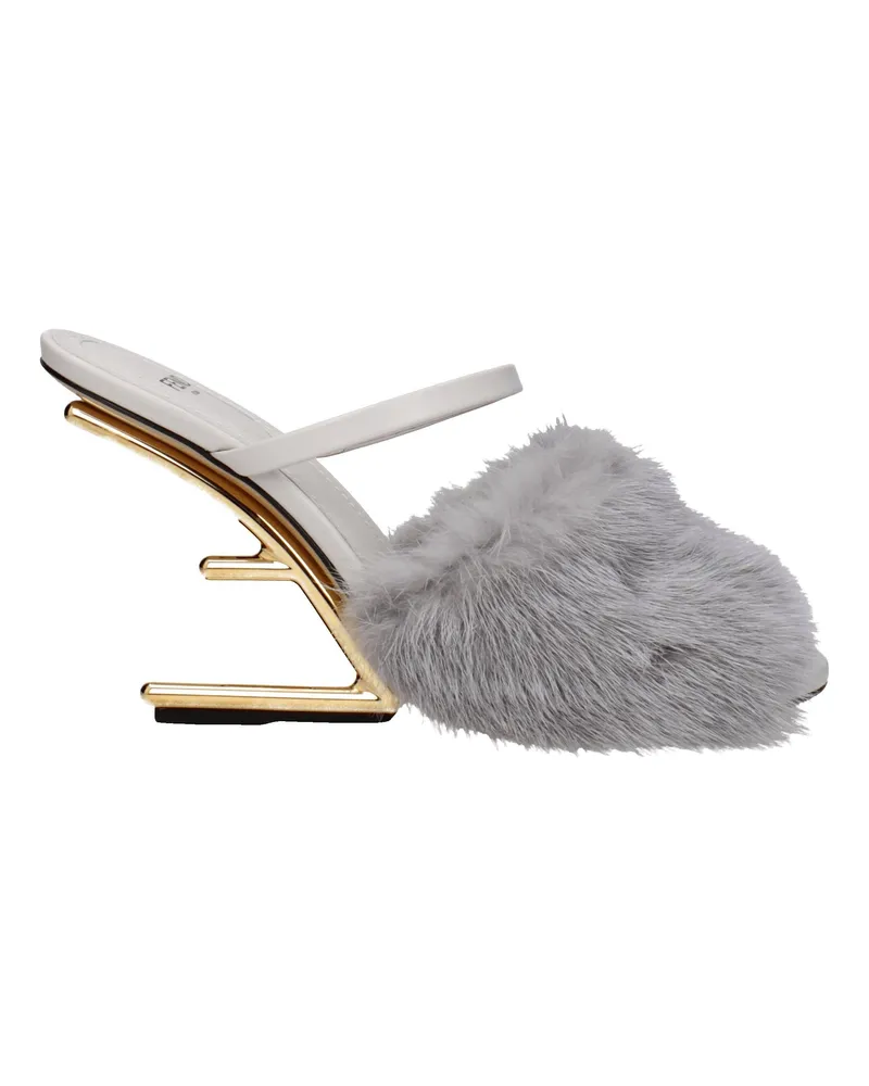 Fendi First Women's Sandalen Nerzgrau/Hellgrau -