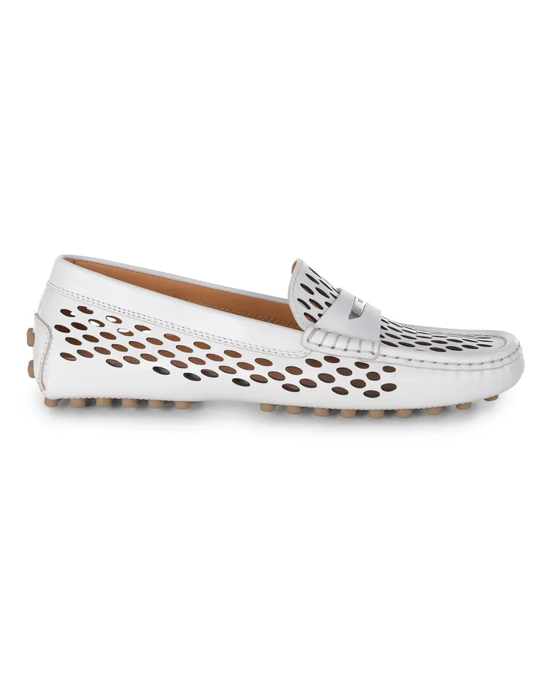 TOD'S Tod 's Loafer aus Leder White