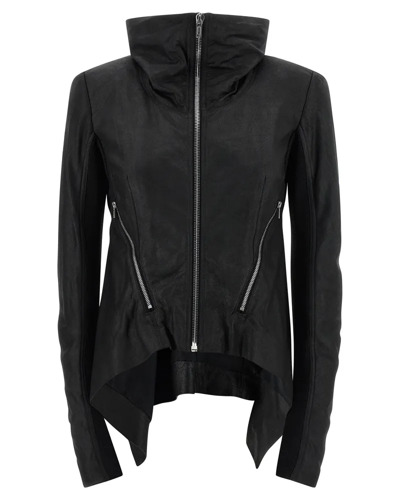Rick Owens Zipped Naska Biker“-Jacke Black
