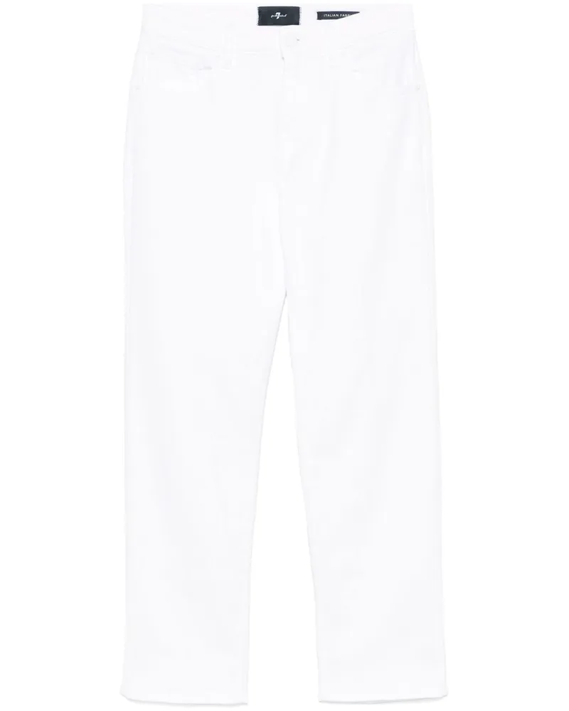 Seven7 Calie Straight Jeans White