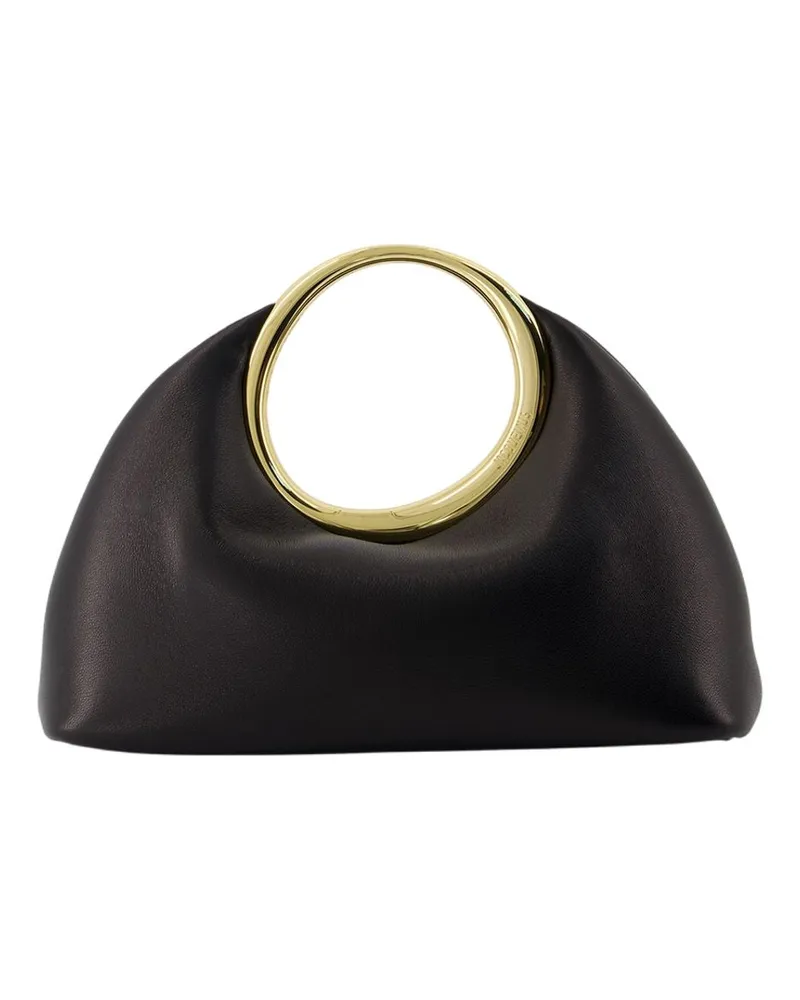 Jacquemus Le Petit Calino  Leder schwarz Schwarz