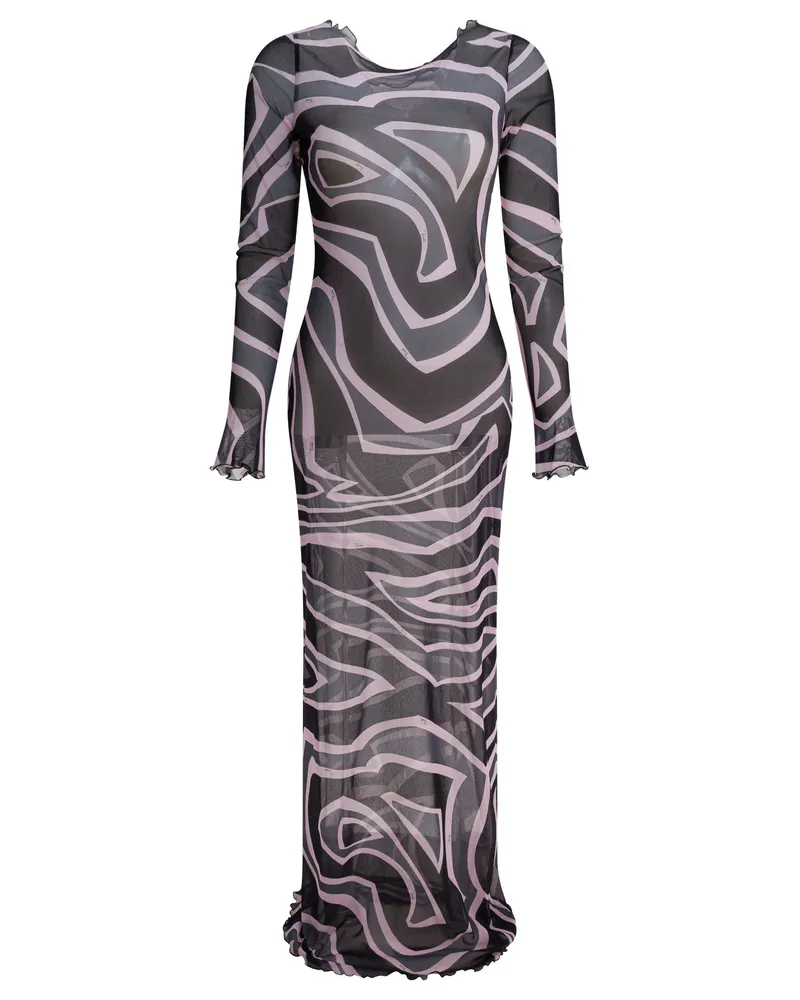 Emilio Pucci Langes Kleid „Tüll“ von Black