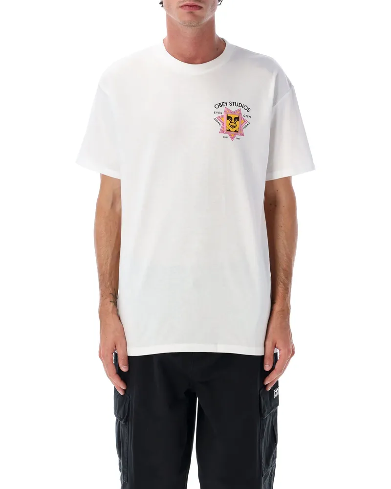 Obey Gehorchen T -Shirts und Polos weiß White
