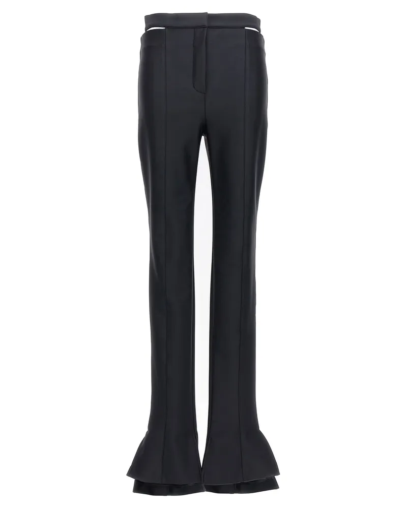 Thierry Mugler schnitt Hosen aus Schwarz