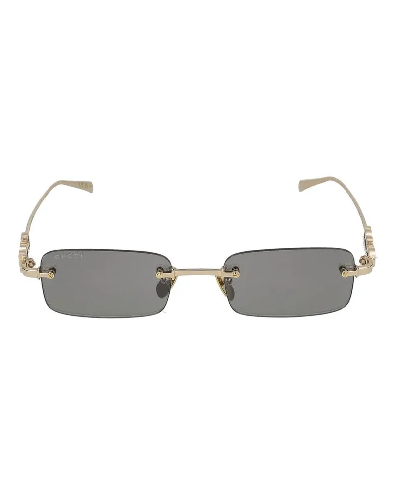 Gucci Sonnenbrille  GG1808 S 003 Gold Gold Gau Grau /20 /145 003