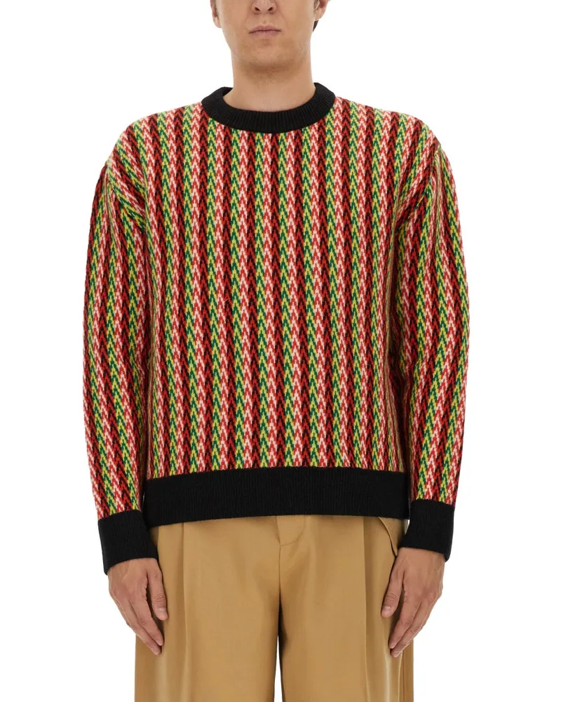 Lanvin Merino Wollpullover Multicolour