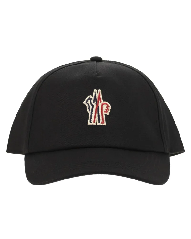 Moncler Baseballkappe von  Cotton Gabardine Black