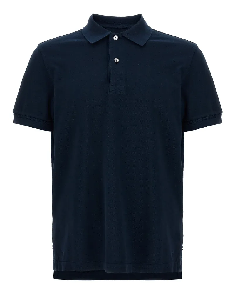 Tom Ford Piqué Polo -Hemd Blue