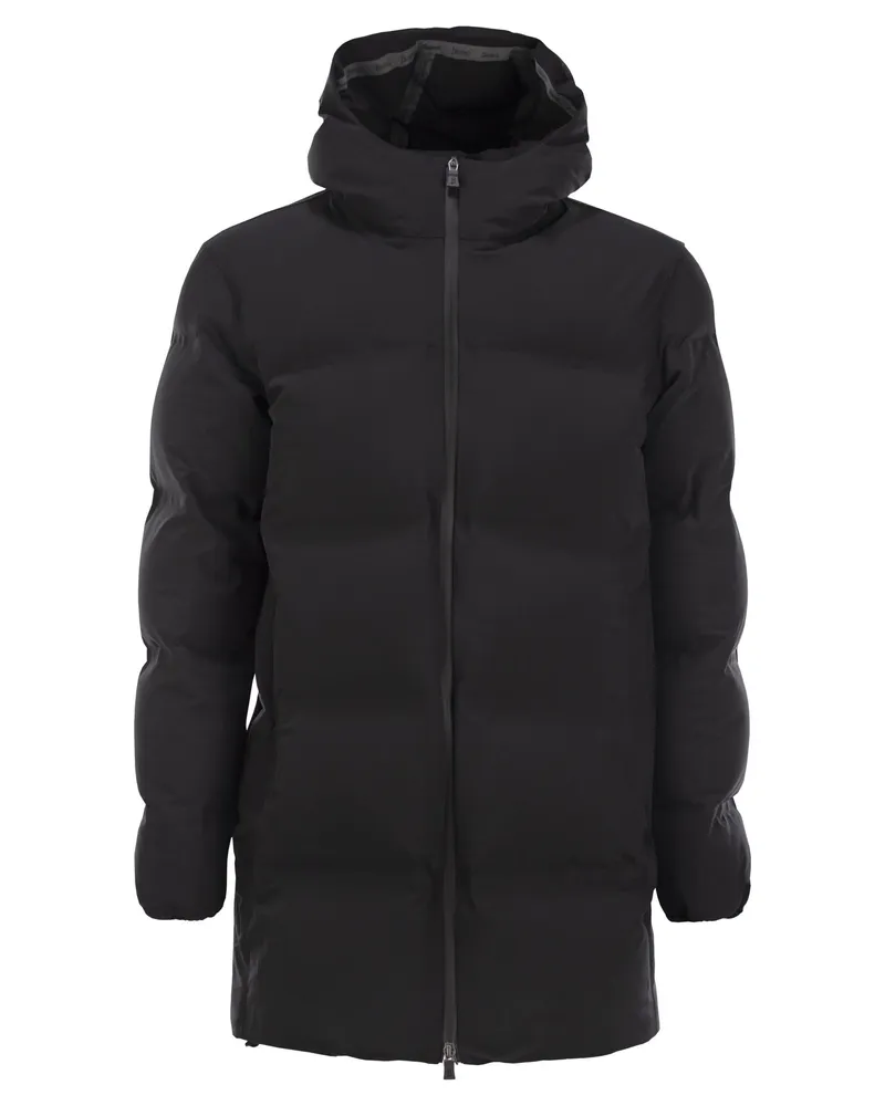 Herno Long Laminar Down Jacke Black