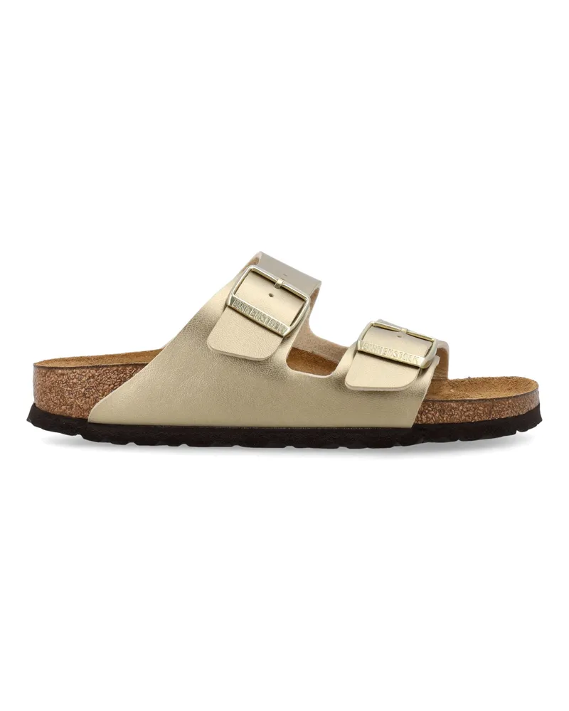 Birkenstock flache Schuhe golden Golden