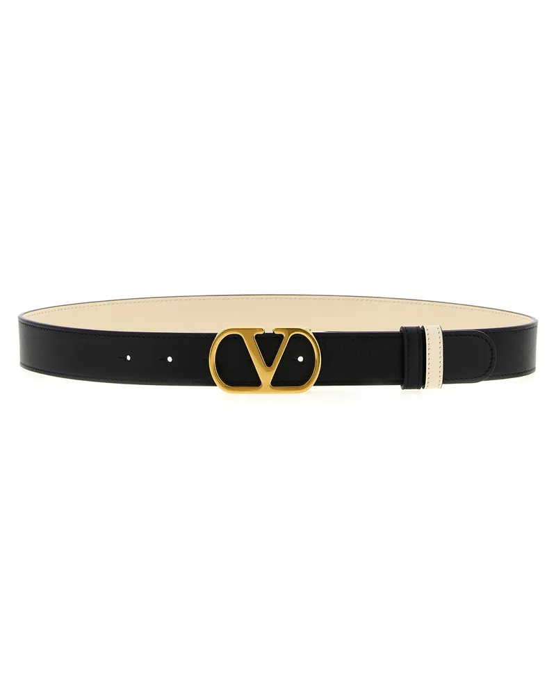 Valentino Garavani Valentino Garavani V Logo reversibler Gürtel Multicolor