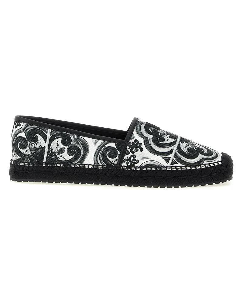 Dolce & Gabbana Maiolica' Espadrilles White