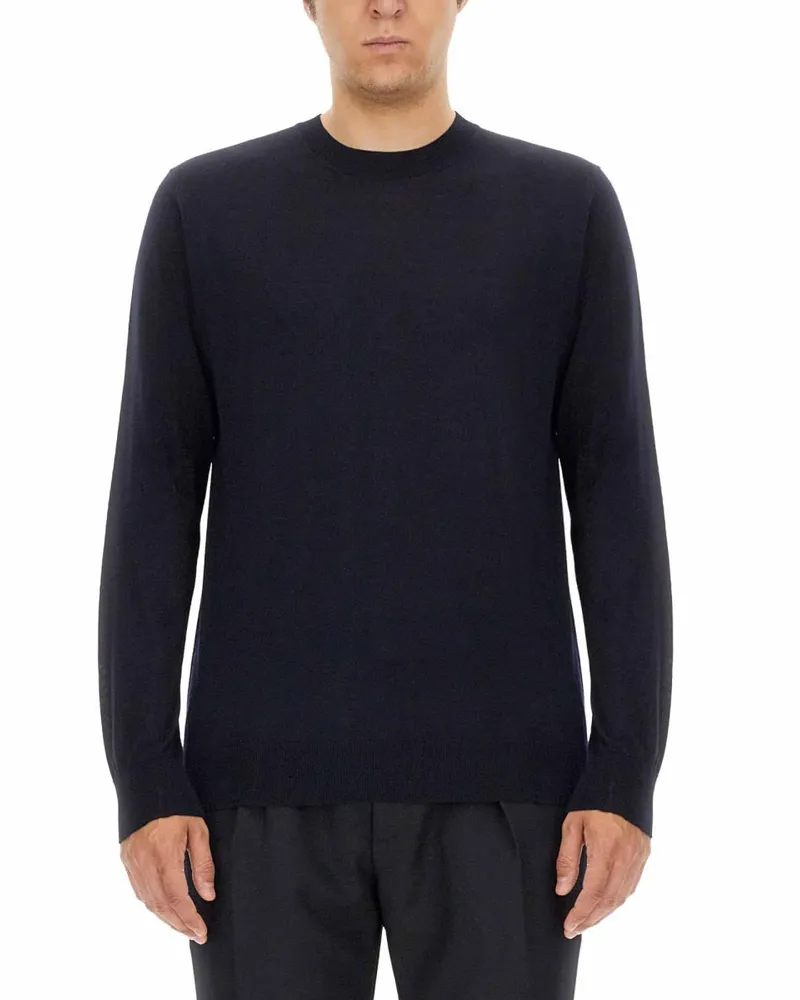 Golden Goose Golden Gans Wolltrikot Blue