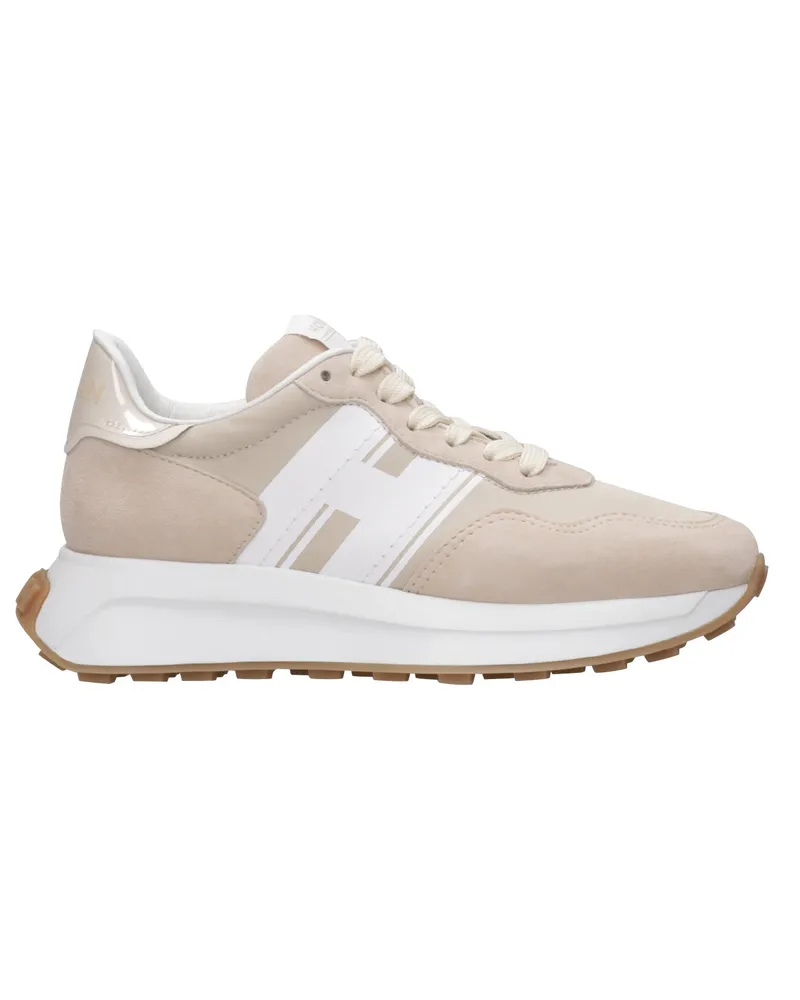 Hogan Turnschuhe Beige+bianco