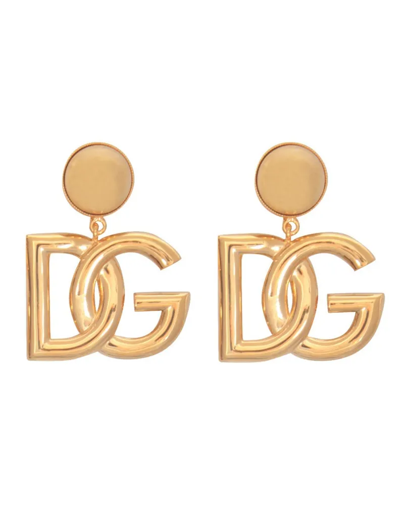 Dolce & Gabbana DG Logo Ohrringe Gold