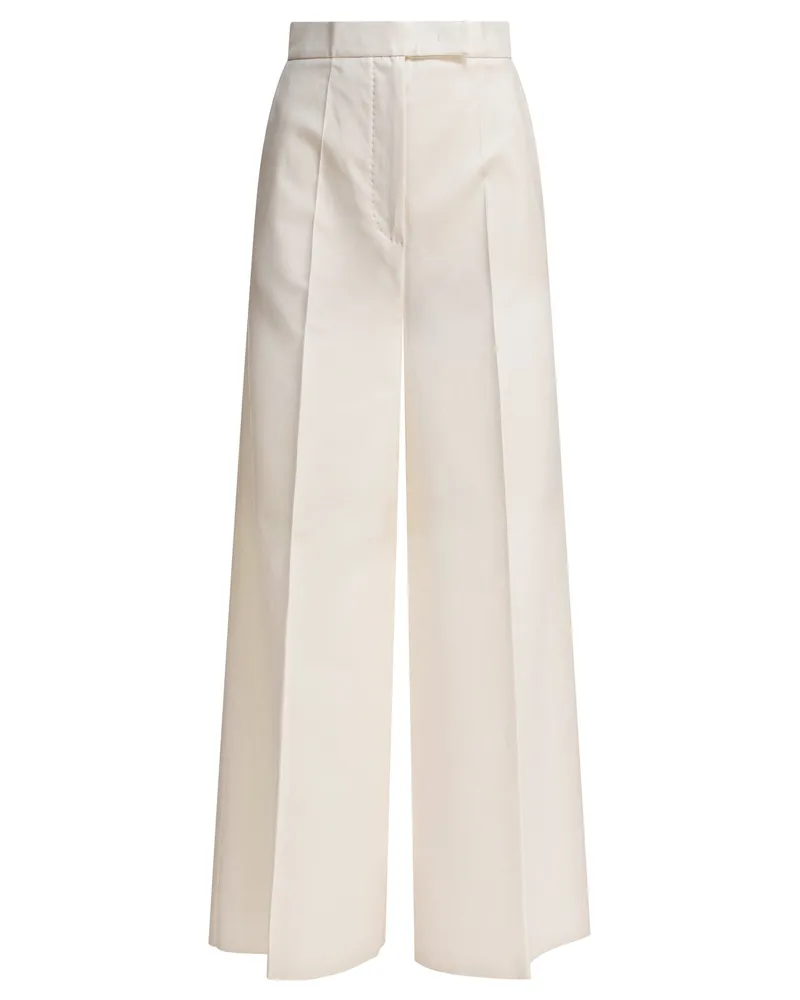 Max Mara Hose mit weitem Bein White