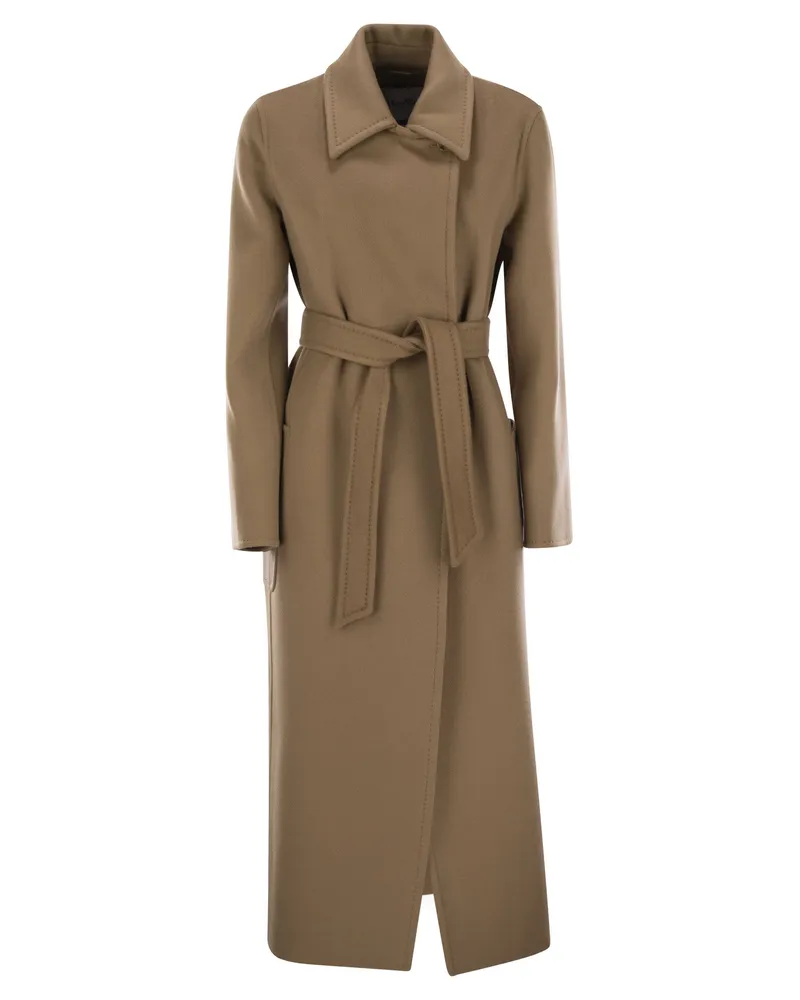 Max Mara Artur Cashmere -Dressingkleid Mantel Camel