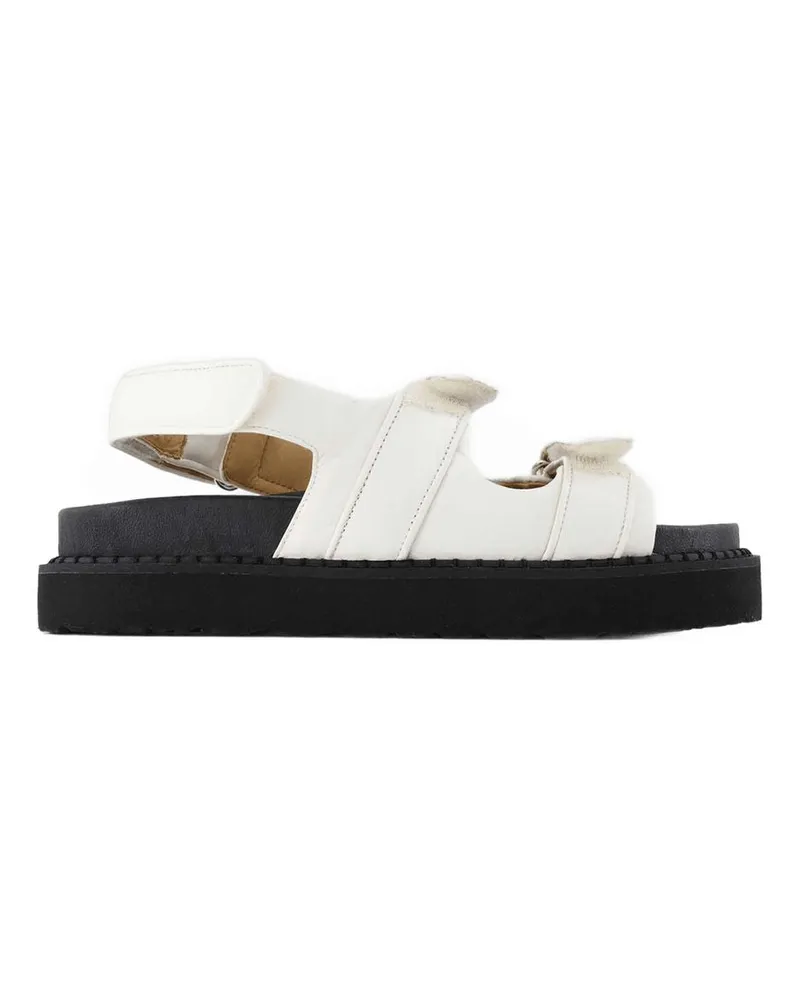 Isabel Marant Madee GB Sandalen  weißes Leder White