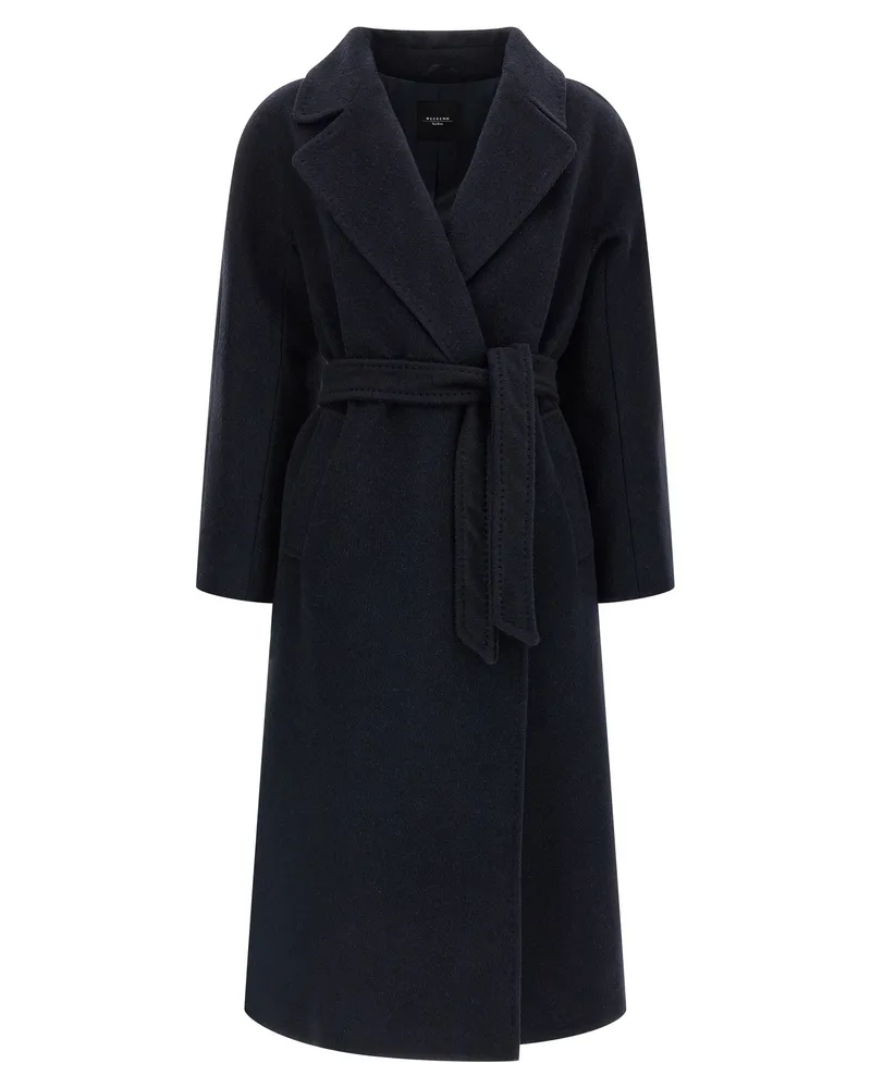 Max Mara Tempera' Mantel Blue