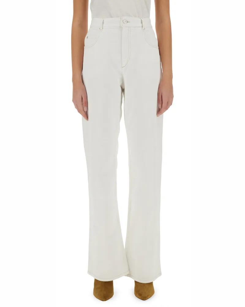Isabel Marant Belvira" Jeans White