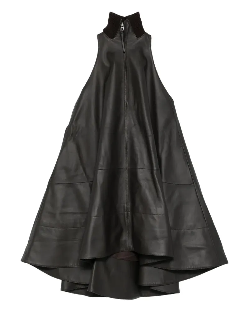 Jacquemus Kleid mit Reißverschluss Dark