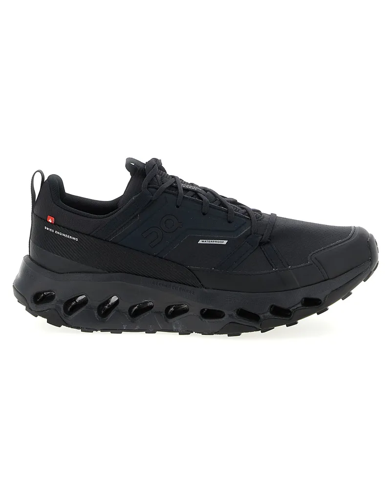 ON Auf 'CloudHoriz WP' Sneakers Black