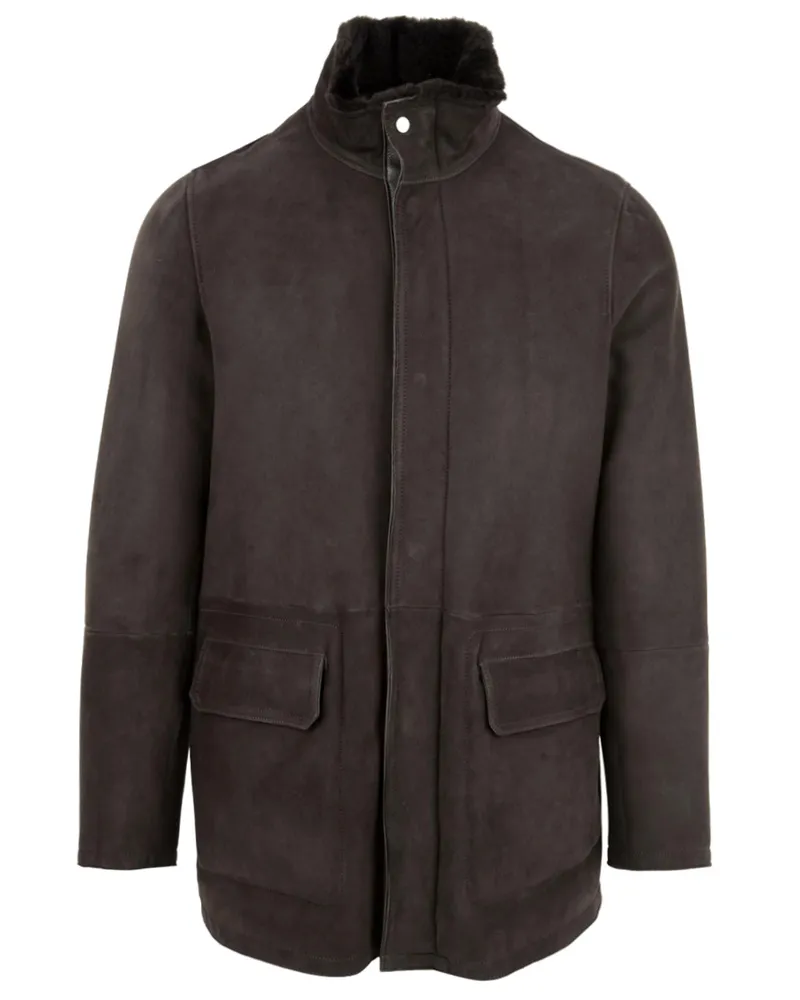 MOORER Mäntel braun Brown
