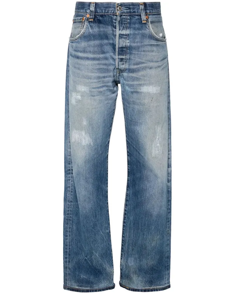 RE/DONE Re/Fertig mit hohen Jeans mit hoher Taille Indigo