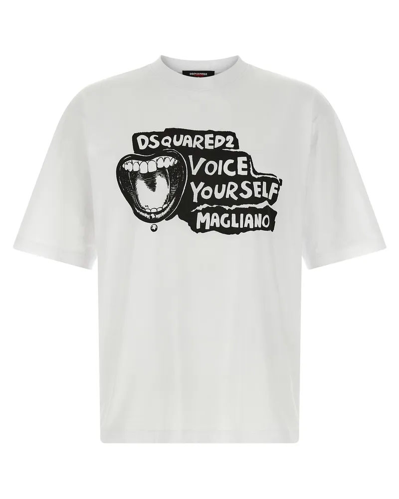 Dsquared2 T -Shirt -Kapsel Magliano x dsquared2 White