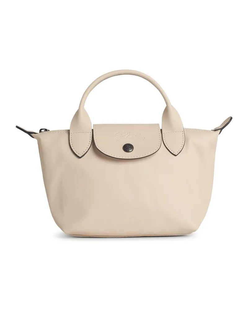 Longchamp Le Pliage Xtra' Lear Tasche Nude Ivory