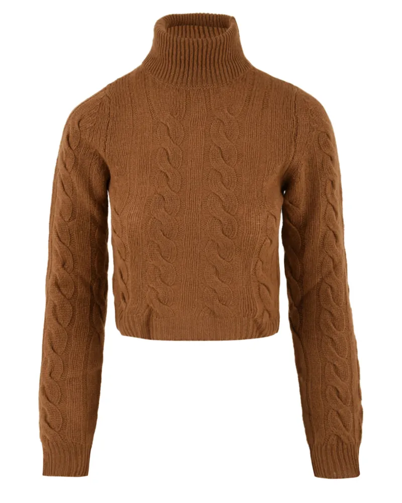 SOLOTRE Pullover braun Brown