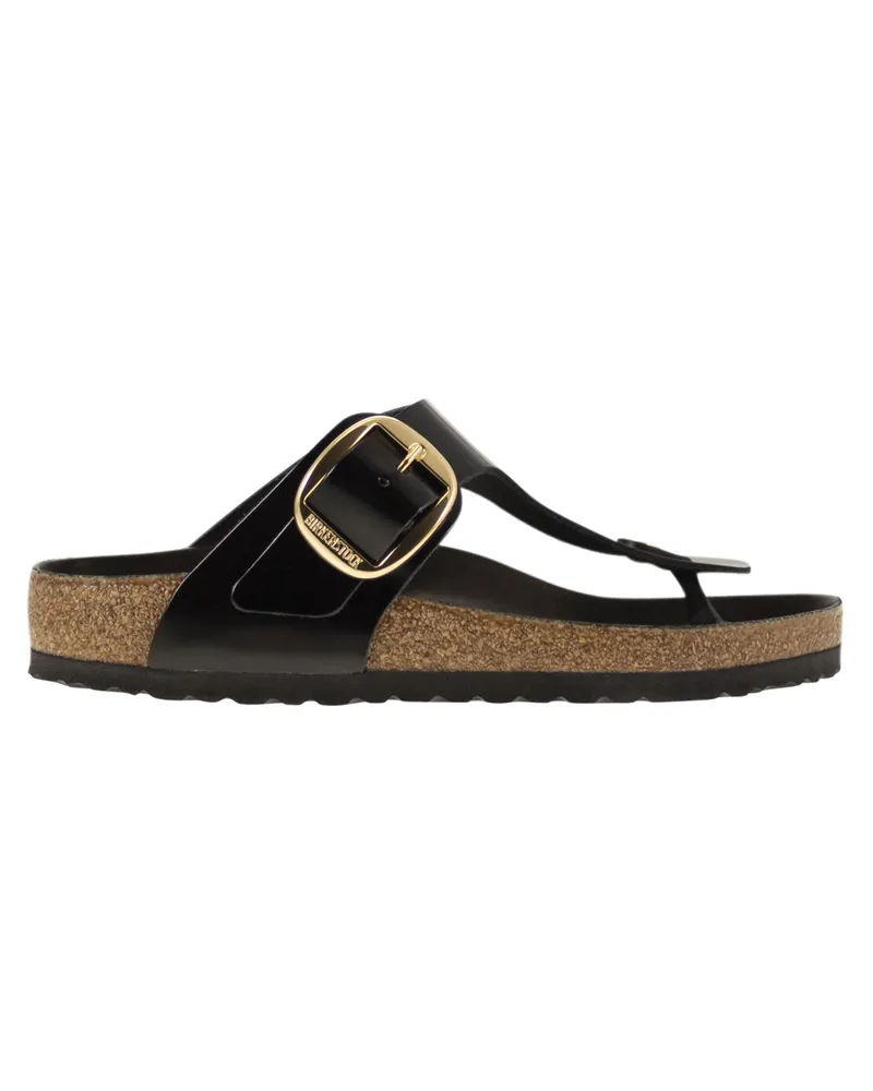 Birkenstock Gizeh Big Buckle Flip Flops mit Schnalle Black
